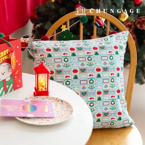 綿生地クリスマス生地20カウント 平織り生地クリスマスプレゼント 389