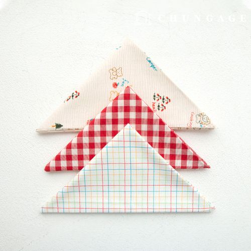 生地パッケージくまのチェック