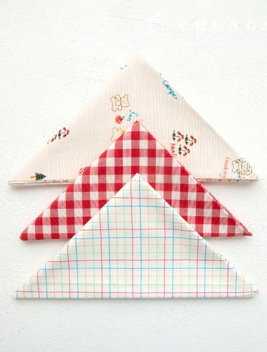 生地パッケージくまのチェック