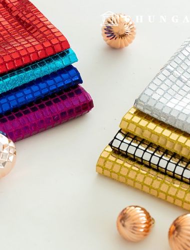 四角スパンコール生地キラキラ布舞台服パーティー生地ビジュー8種