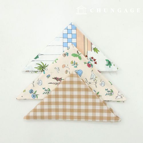 生地パッケージチェック生地プラント柄ビンテージ花ベージュ彫刻布3種134