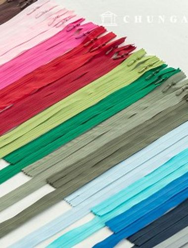 コンソールジッパー隠しホンソールジッパー服作り25cm 27色