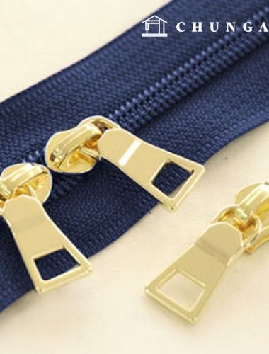 ロールジッパーコイルジッパーホームファッション100cmソリッドネイビー71038