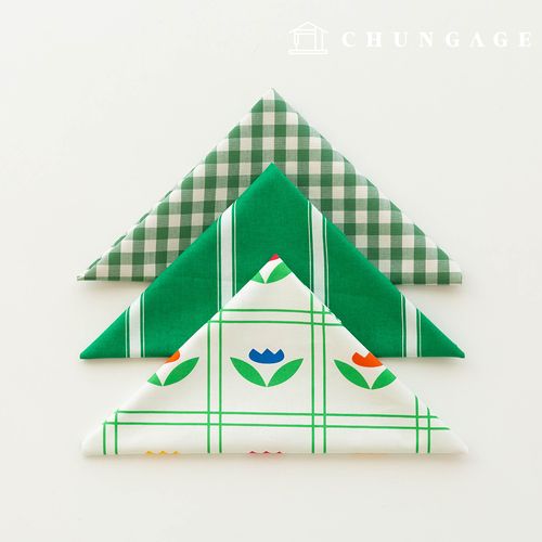 生地パッケージフラワーフェンス生地花柄チェック千人形子犬服作り3種177