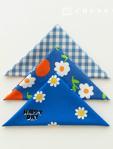 生地パッケージフラワーさくらんぼ生地花柄果物チェック千人形子犬