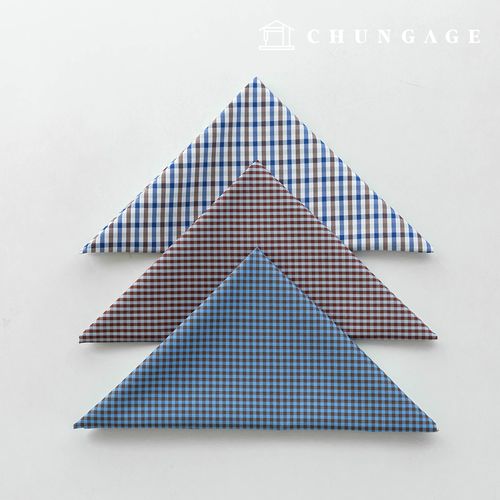 生地パッケージ チェック杯 チェックスパン ザトゥリ生地彫刻布 人形子犬服作り 3種 A 3