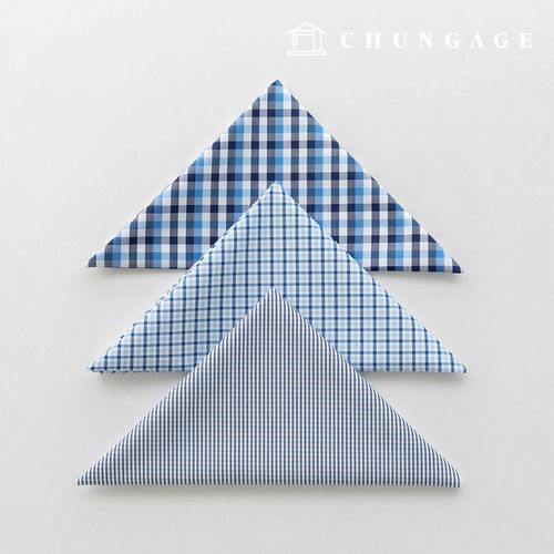 生地パッケージ チェック杯 チェックスパン ザトゥリ生地 彫刻布 人形 子犬服作り 3種 A 8