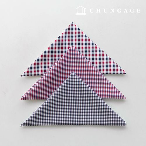 生地パッケージ チェック杯 チェックスパン ザトゥリ生地 彫刻布 人形 子犬服作り 3種 A 1