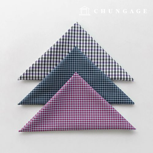 生地パッケージ チェック杯 チェックスパン ザトゥリ生地彫刻布 人形子犬服作り 3種 A 2