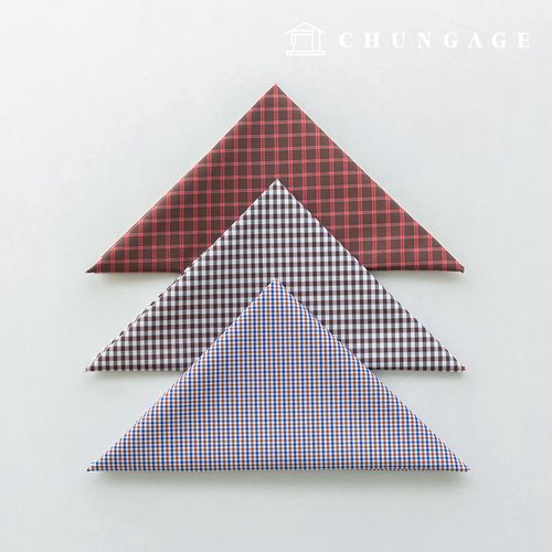 生地パッケージ チェック杯 チェックスパン ザトゥリ生地 彫刻布 人形 子犬 服づくり 3種 A 13