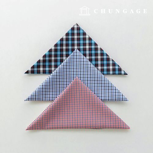 生地パッケージ チェックグラスチェック スパンザトゥリ生地彫刻布 人形子犬服作り 3種 A 15