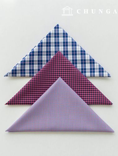 生地パッケージ チェック杯 チェック スパン方言 生地 彫刻布 人形 子犬 服づくり 3種 A 18