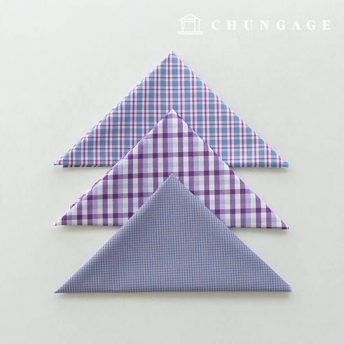 生地パッケージ チェック杯 チェックスパン ザトゥリ生地 彫刻布 人形 子犬 服づくり 3種 A 19