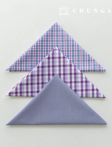 生地パッケージ チェック杯 チェックスパン ザトゥリ生地 彫刻布 人形 子犬 服づくり 3種 A 19