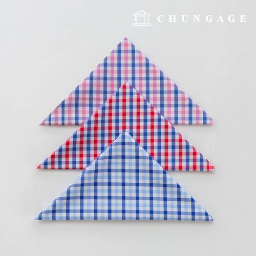 生地パッケージ チェック杯 チェックスパン ザトゥリ生地 彫刻布 人形 子犬服作り 3種 A 26