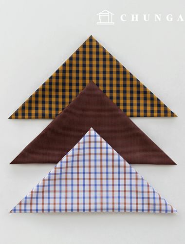 生地パッケージ チェック杯 チェックスパン ザトゥリ生地 彫刻布 人形 子犬 服づくり 3種 A 28