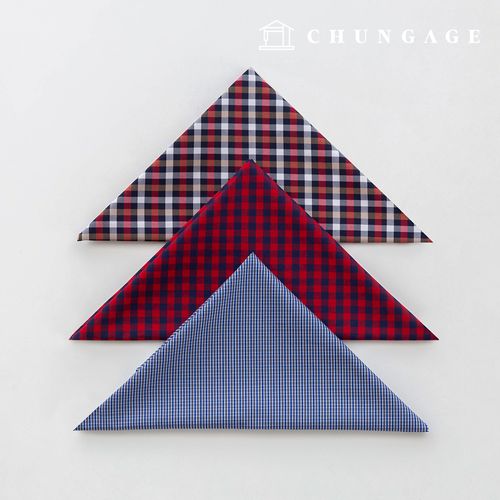 生地パッケージ チェック杯 チェックスパン ザトゥリ生地 彫刻布 人形 子犬 服づくり 3種 A 27