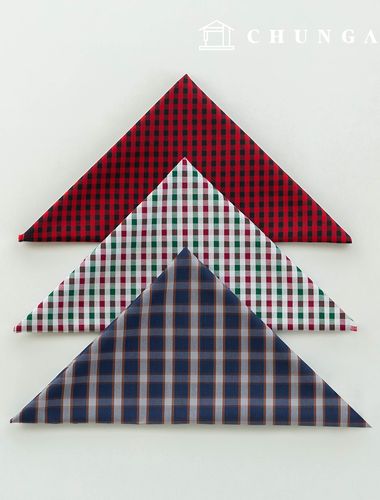 生地パッケージ チェック杯 チェック スパン方言 生地 彫刻布 人形 子犬 服づくり 3種 A 21