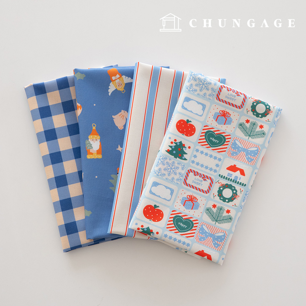 生地パッケージクリスマスの方言生地チェック千人形子犬服