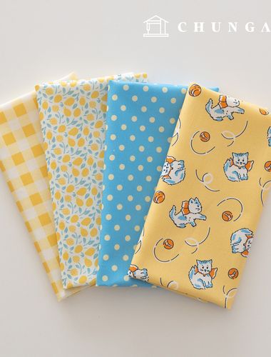 生地パッケージ猫の方言生地チェック千人形子犬服作り4種209