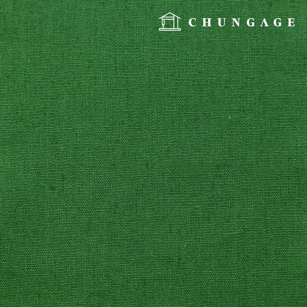 クリスマスリネン生地 ウォッシング 平織り リネン布 広幅11 カウントフォレストグリーン 1ヤード