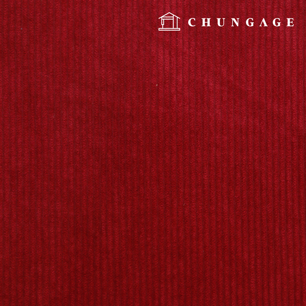 クリスマス コーデュロイ生地 スパン 中ゴルデン 8Wコーデュロイ生地 広幅生地 冬 平織りシンプル ワイン 1ヤード