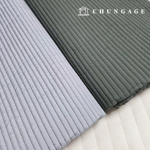 キルティング生地両面ラインキルト生地高密度ポリ生活防水7mm 2種