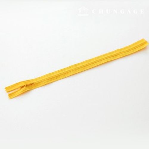 コンソールジッパー隠しホンソールジッパー25cm黄色い