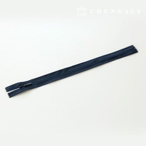 コンソールジッパー隠しホンソールジッパー25cmネイビー