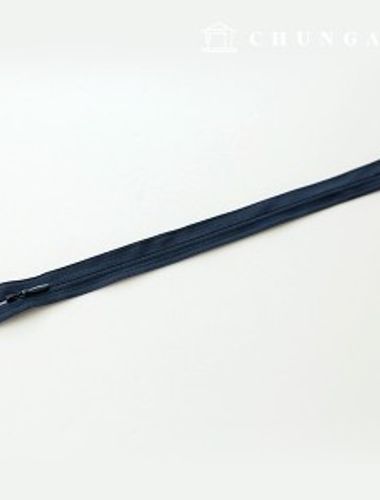 コンソールジッパー隠しホンソールジッパー25cmネイビー