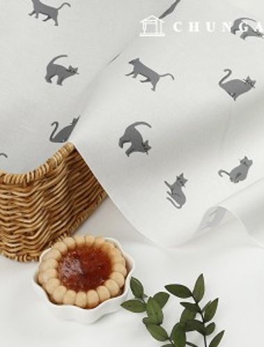 環境にやさしい抗菌抗炎症団E-DTPコットン20カウント猫執事ロシアンブルー