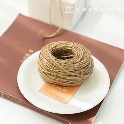 ヤード紐包装 黄ヤード リボン紐 2mm 1ヤード