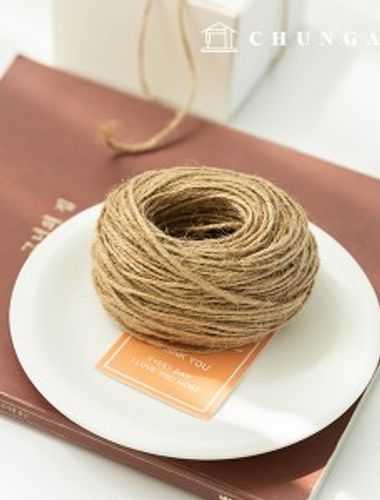 ヤード紐包装 黄ヤード リボン紐 2mm 1ヤード