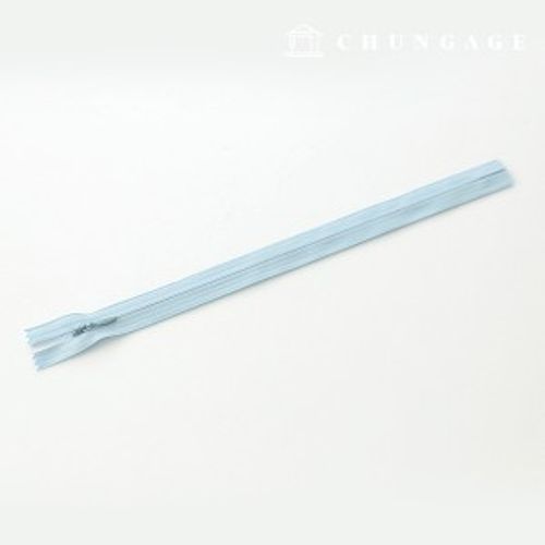 コンソールジッパー隠しホンソールジッパー25cmスカイブルー