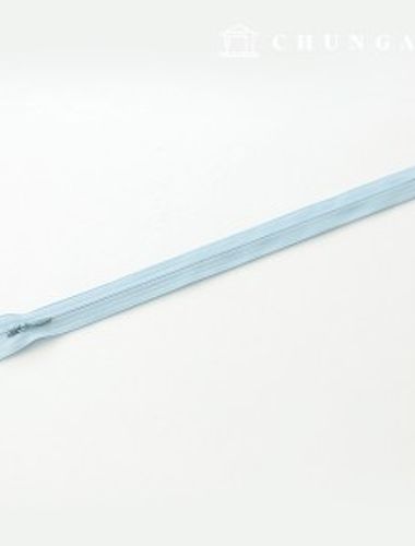 コンソールジッパー隠しホンソールジッパー25cmスカイブルー