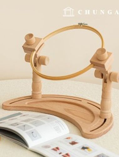 円形左手フレームフランス刺繍木製マルチ固定刺繍フレーム回転フレーム