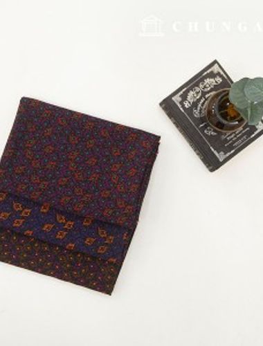 ポリパターン生地カエデの葉3種