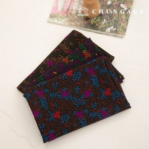 ポリパターン生地メイプル3種