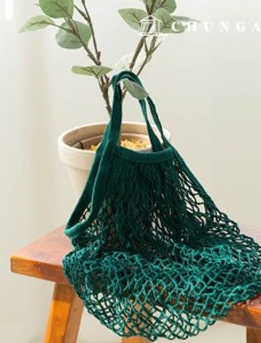 ネットバッグネットバッグメッシュネットバッグゼロウエストディープグリーン
