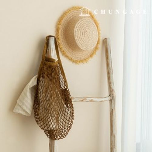 ネットバッグネットバッグ環境に優しいメッシュネットバッグゼロウエストブラウン