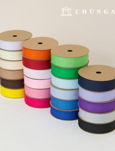 ゴルジリボン紐包装リボンテープ紐クラフト25mm 23種1ヤード