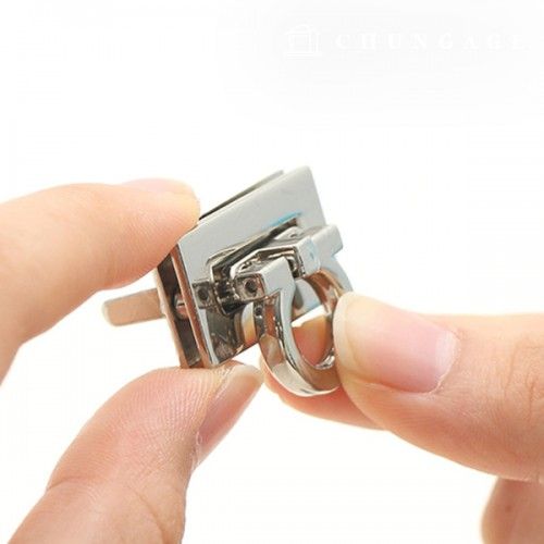 カバンロック丸型3cmシルバー73109