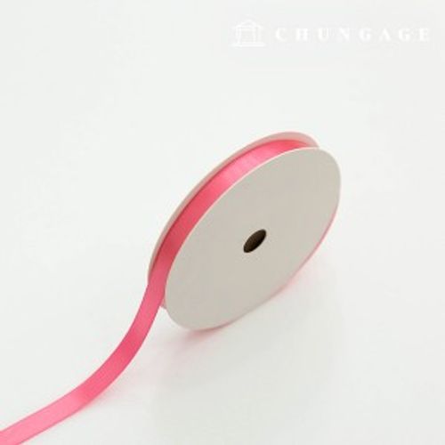 サテンリボン紐20マロール包装リボンテープ紐クラフト10mmピンク