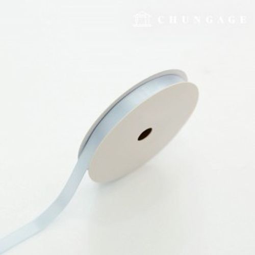 サテンリボン紐20マロール包装リボンテープ紐クラフト10mmスカイ