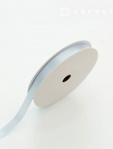 サテンリボン紐20マロール包装リボンテープ紐クラフト10mmスカイ