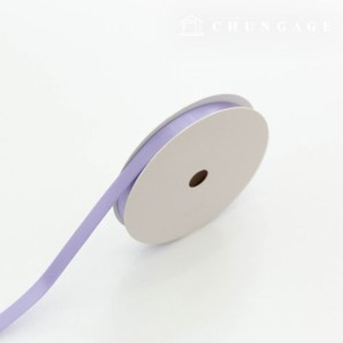 サテンリボン紐20マロール包装リボンテープ紐クラフト10mm薄紫
