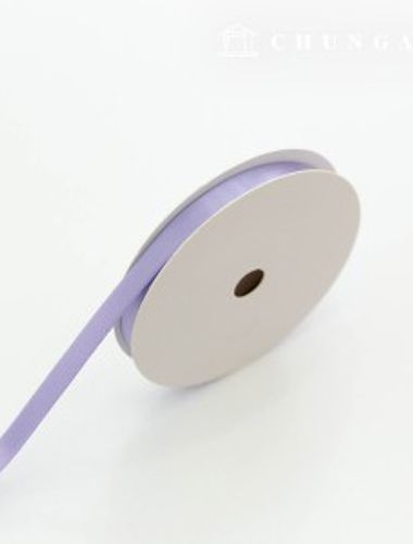 サテンリボン紐20マロール包装リボンテープ紐クラフト10mm薄紫