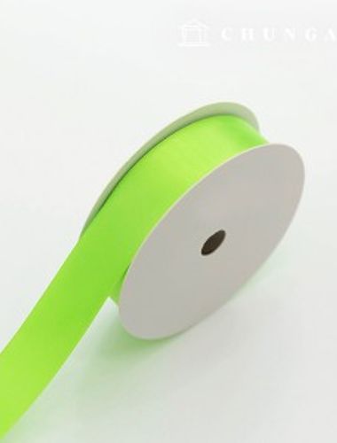 サテンリボン紐20マロール包装リボンテープ紐クラフト25mm 千草