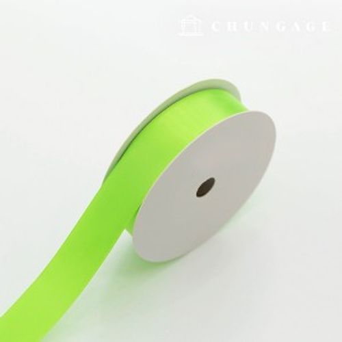 サテンリボン紐20マロール包装リボンテープ紐クラフト25mm 千草