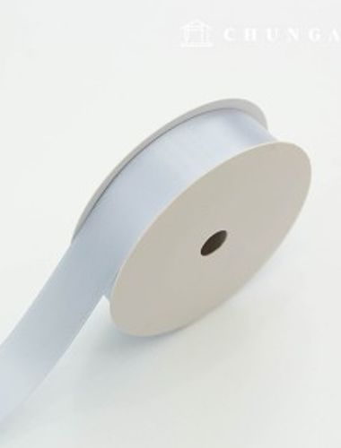 サテンリボン紐20マロール包装リボンテープ紐クラフト25mmスカイ